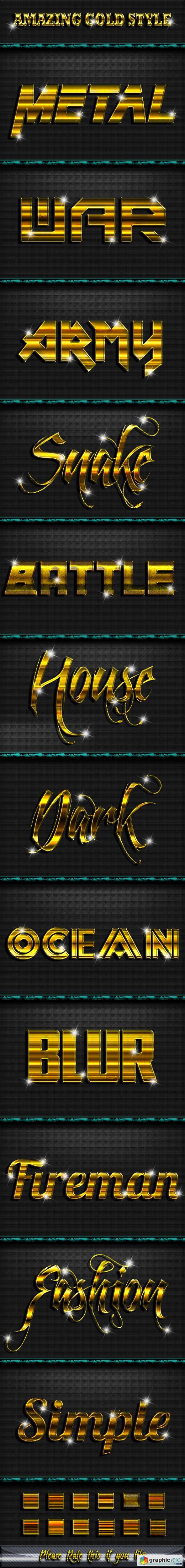Gold Style Text Effect V.2
