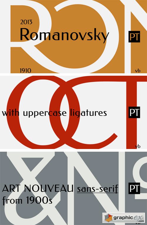 Romanovsky Font Family