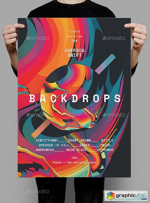 Backdrops Poster / Flyer