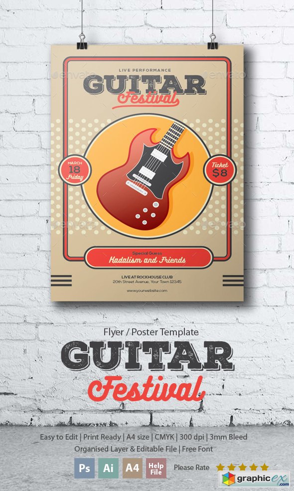 Guitar Festival Flyer