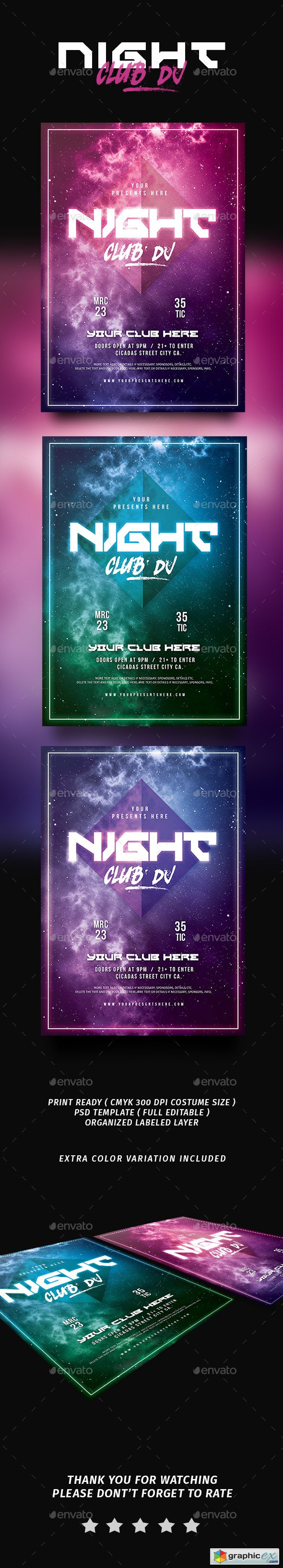 Night Club DJ Flyer