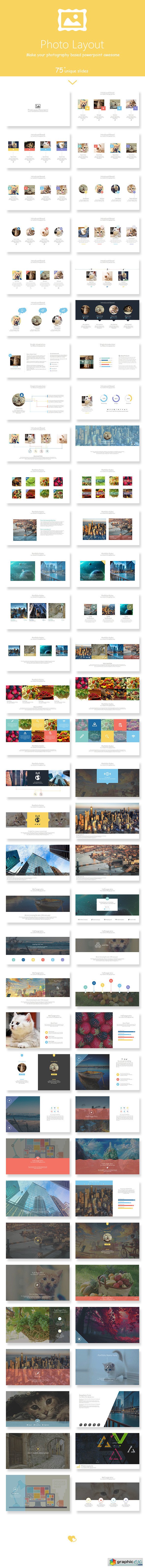 Photo Layout Powerpoint Presentation Template