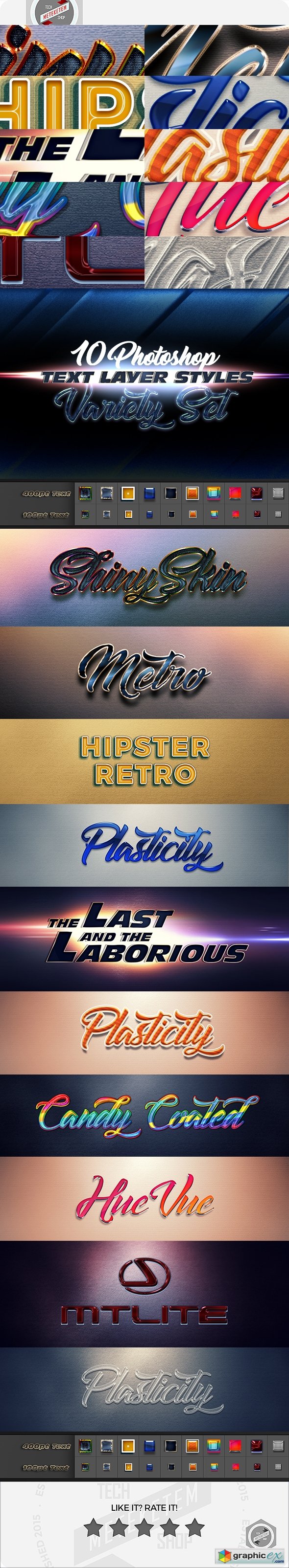 Text Layer Styles - Variety Pack 3