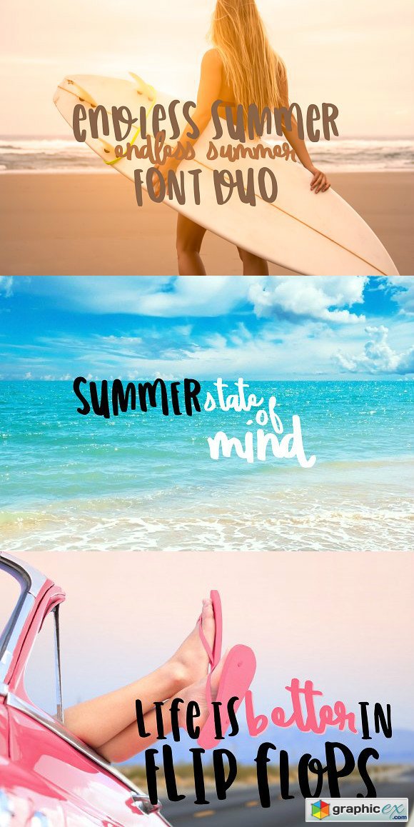 Endless Summer Font Duo