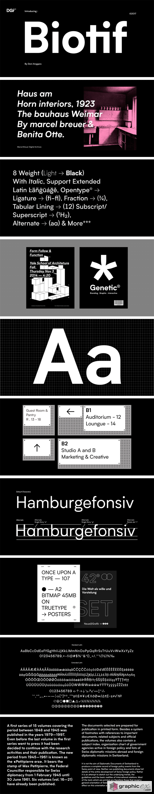 Biotif Font Family