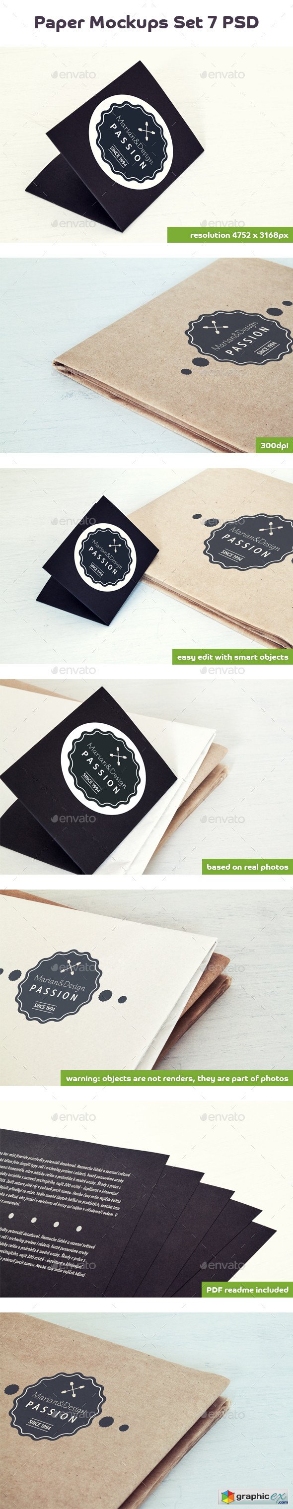 Paper Card and Paper Mock-Up