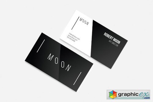 Moon Business Card Temmplate