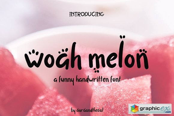 Woah Melon font