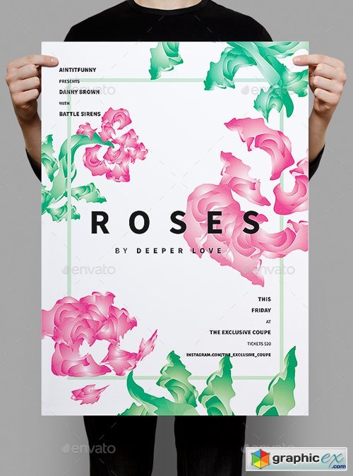 Roses Summer Poster / Flyer