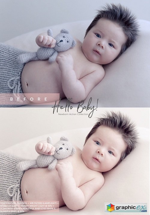 Hello Baby! Collection Photoshop Actions