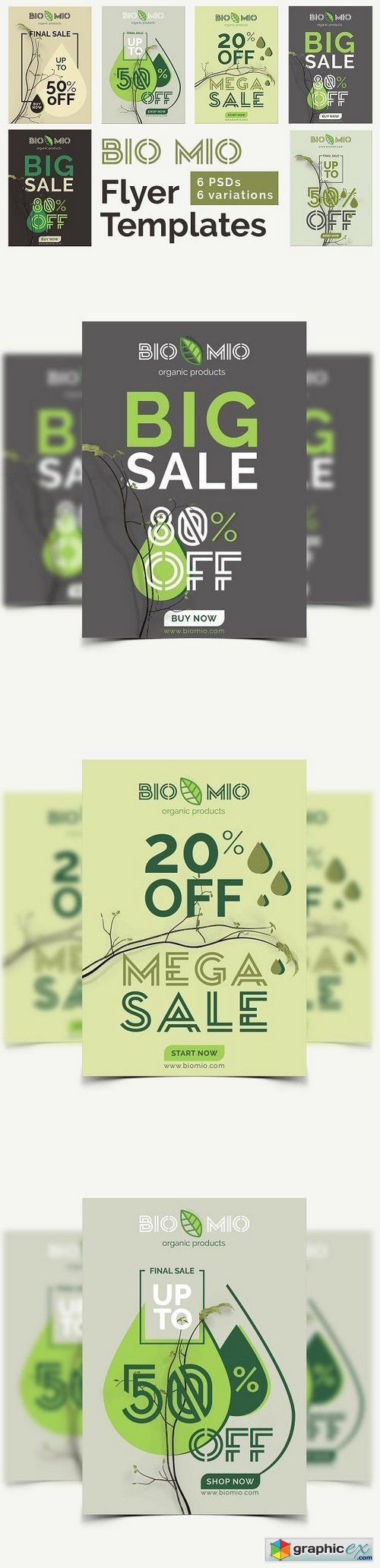 Bio Mio Promotional Flyer Templates
