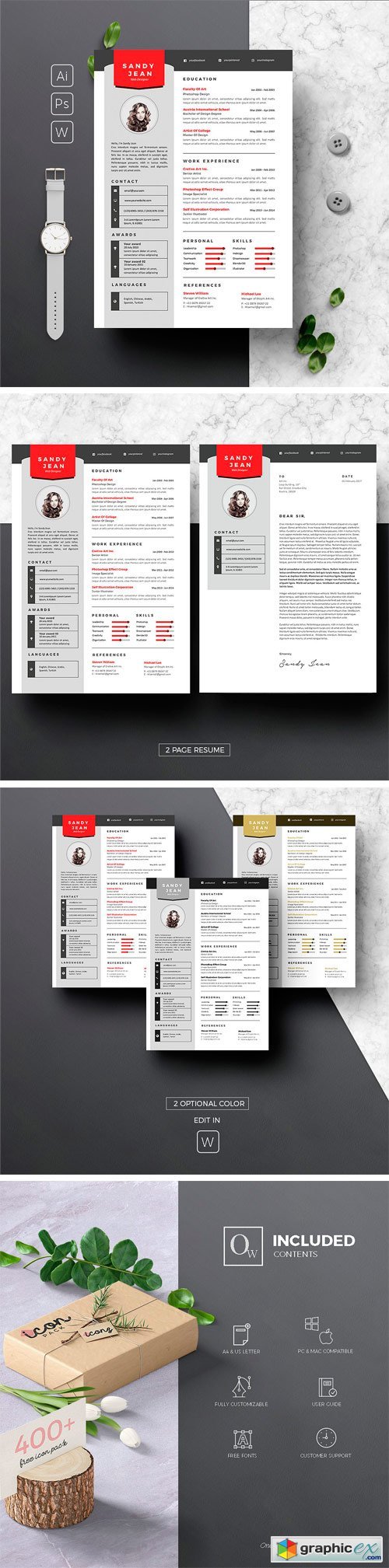 Clean Resume & Cover Letter