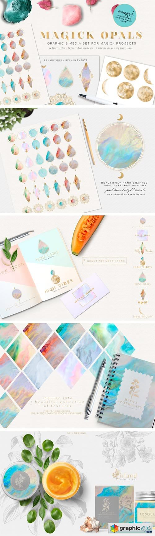 Magick Opals - Graphic Set