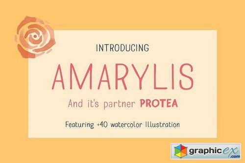 Amarylis Handcrafted Typeface