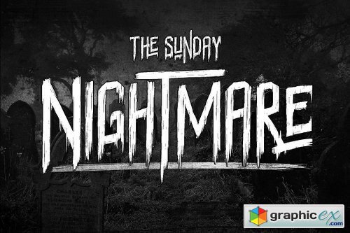 Sunday Nightmare Typeface