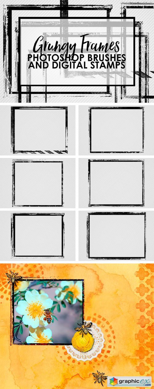 Grungy Frames Brushes