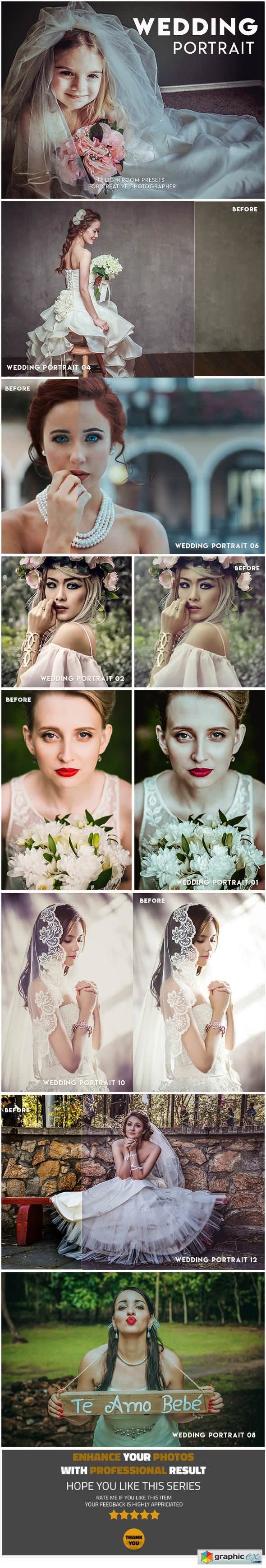 13 Wedding Portrait Lightroom Presets
