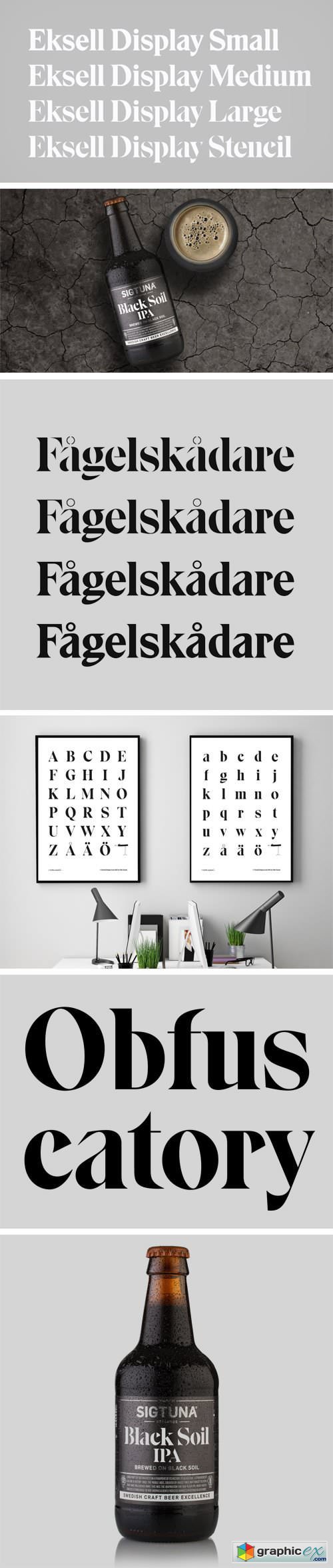 Eksell Display Font Family