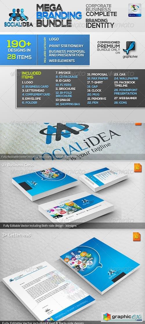 Socialidea: Social Media ID Mega Branding Bundle