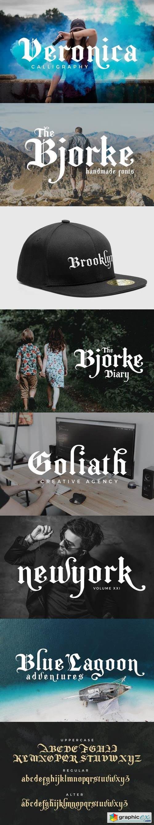 The Bjorke - Handmade Fonts