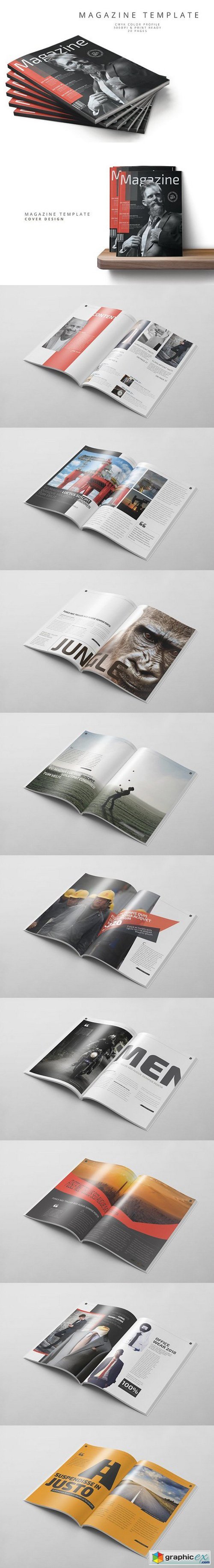 Magazine Template 64