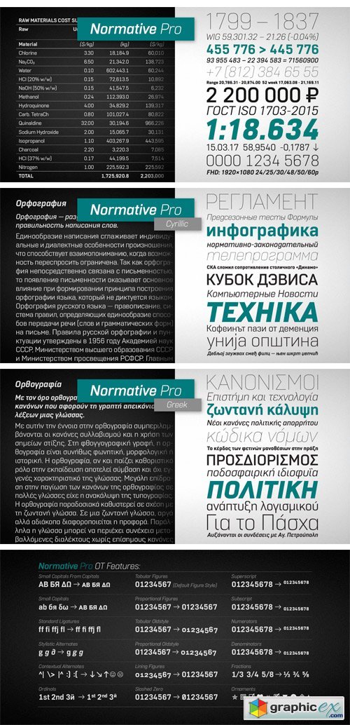 Normative Pro Font Family