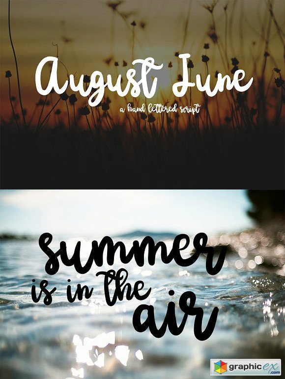 August June fonts 1706999