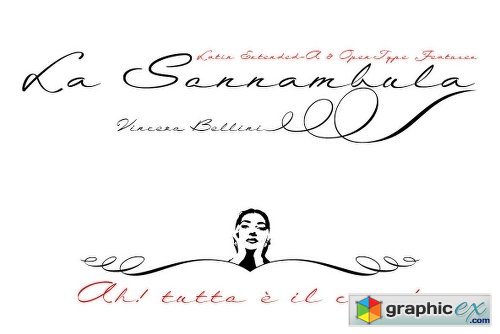 La Sonnambula Font