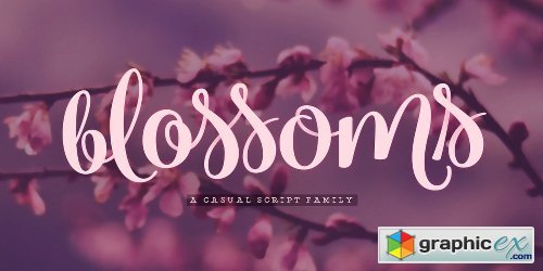 Blossoms Font Family