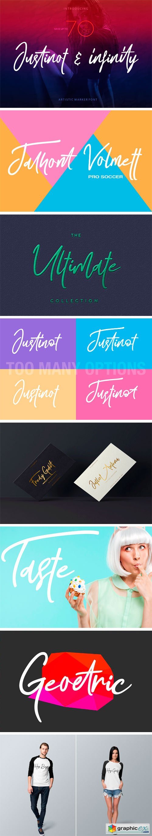 Justinot Infinity Marker Font