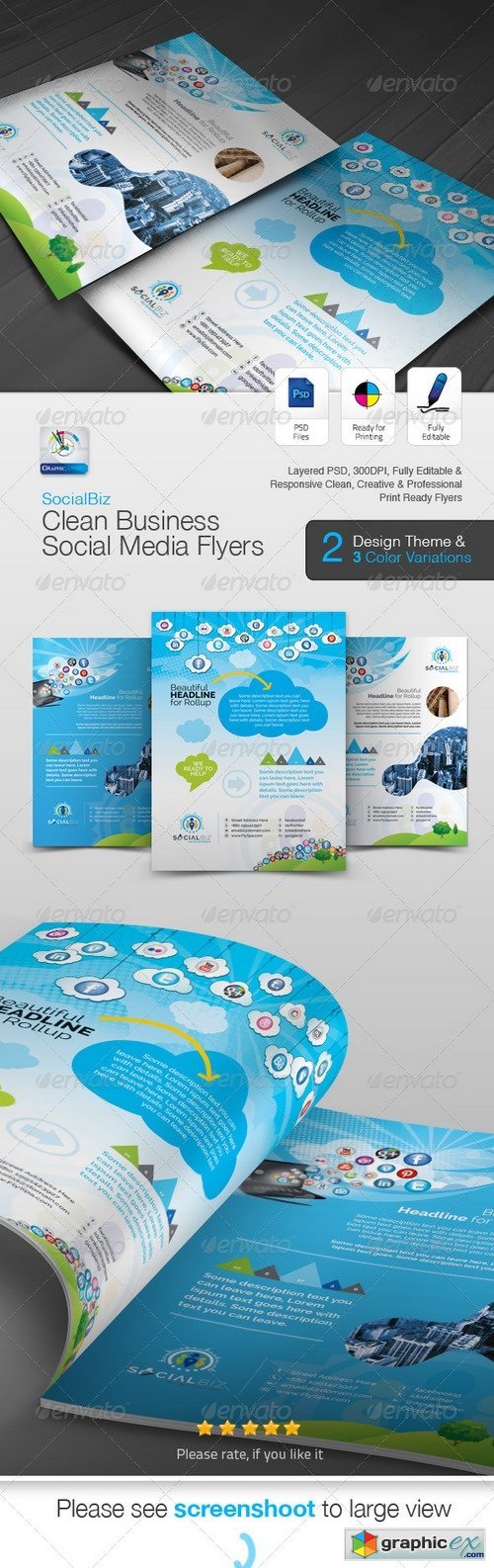 SocialBiz Social Media Flyer/Ad