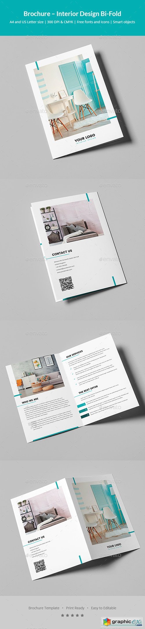 Brochure  Interior Design Bi-Fold