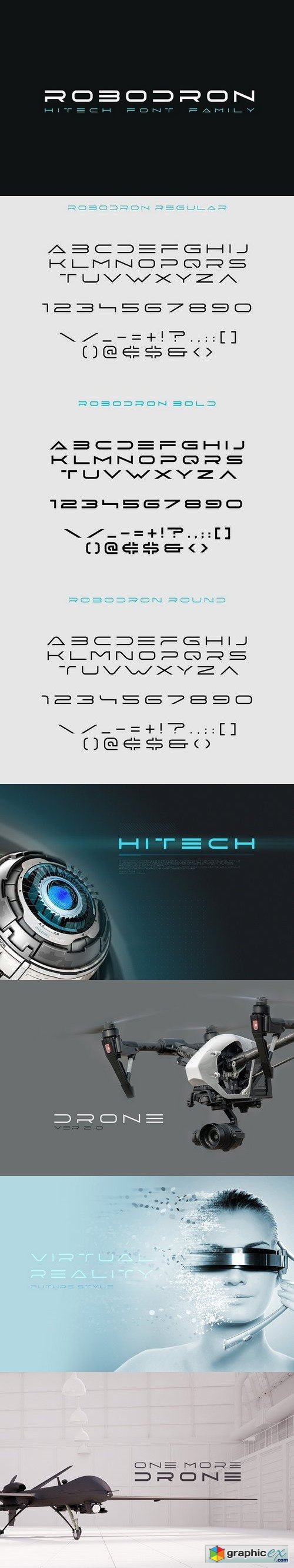 Robodron font