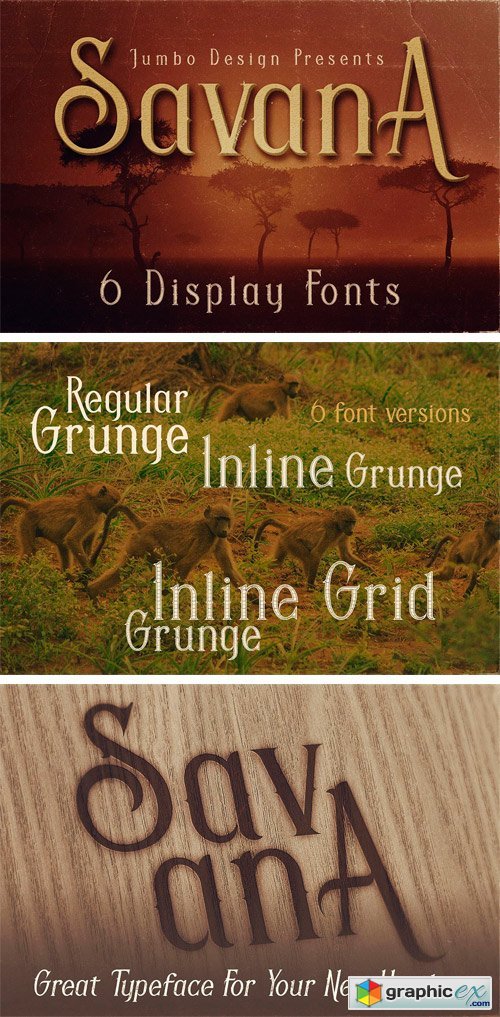 Savana - Display Font