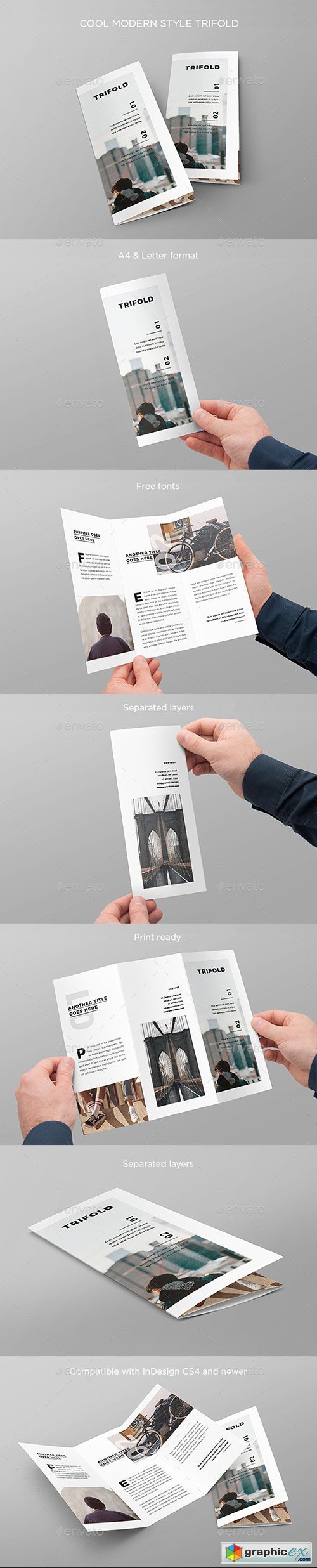 Cool Modern Style Trifold