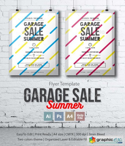 Garage Sale Summer Flyer/Poster