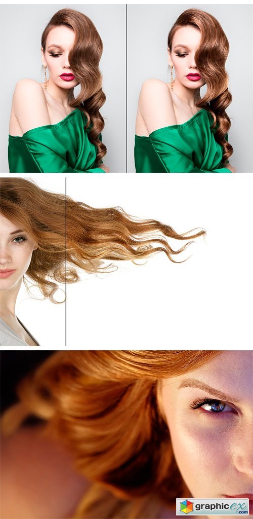 Hair Shine Photoshop Action