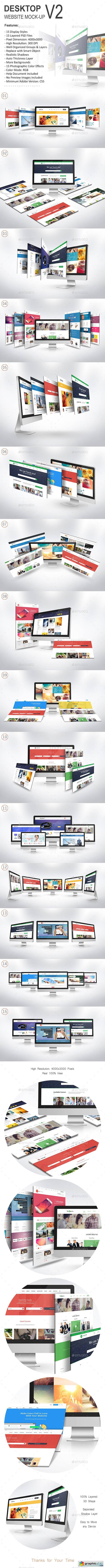 Desktop Website Mock-Up V2