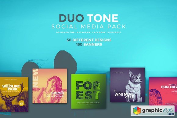 Duo Tone - Social Media Pack