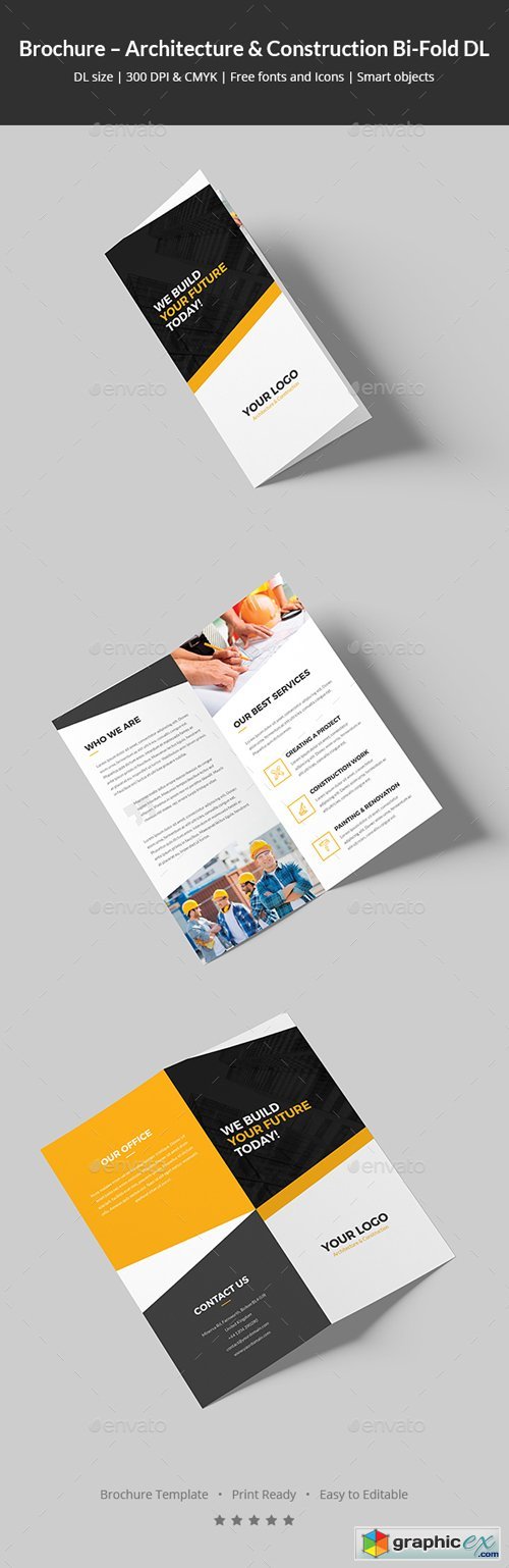 Brochure  Architecture and Construction Bi-Fold DL