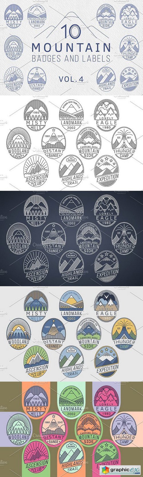 Mountain Badges vol.4