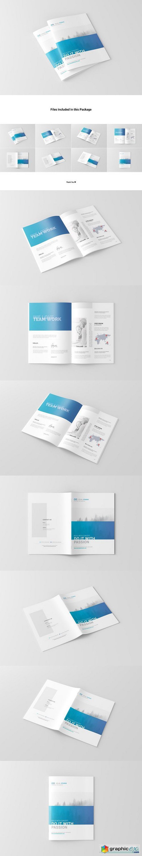 A4 Brochure / Catalog Mock-Ups