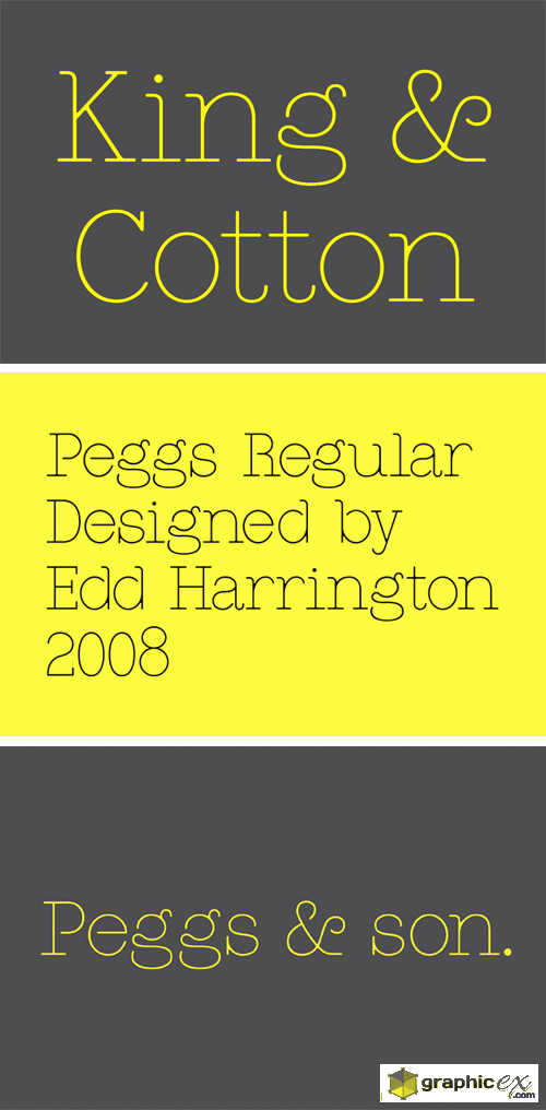 Peggs Font