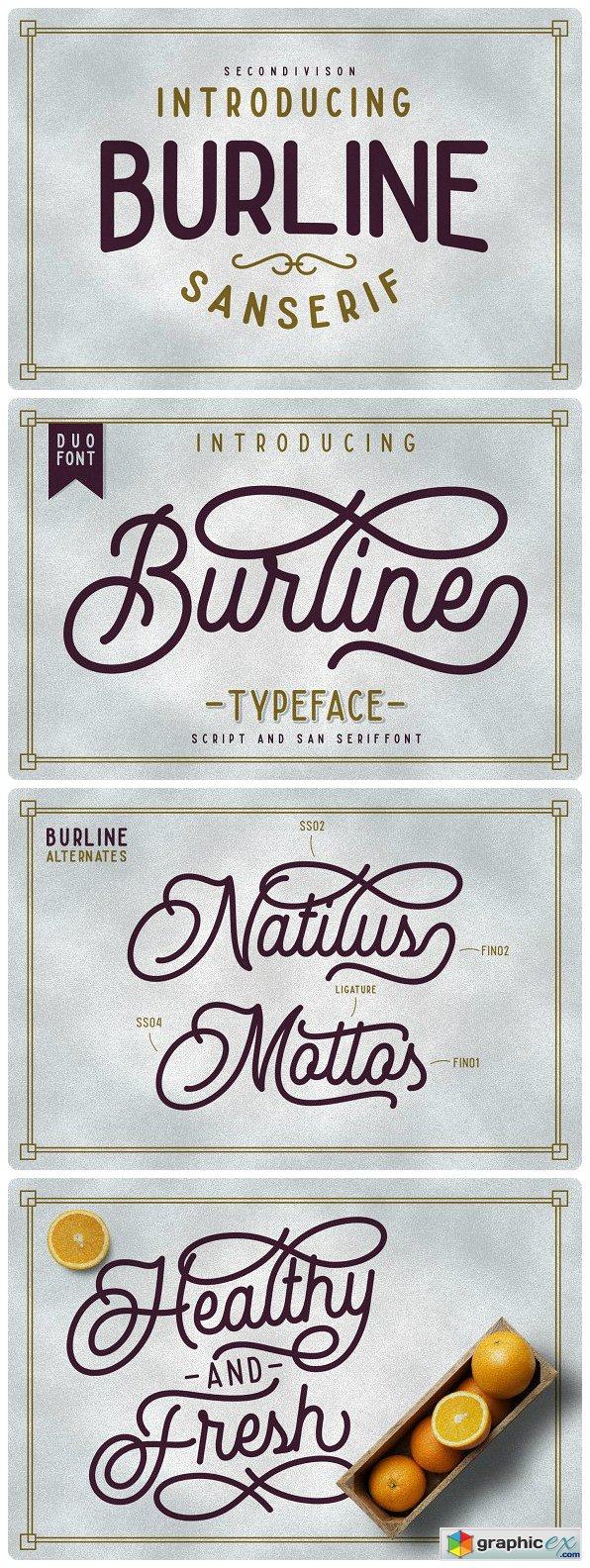 Burline Typeface
