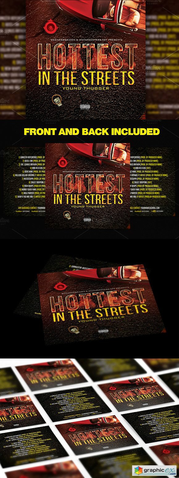 Hottest in the Streets CD Cover