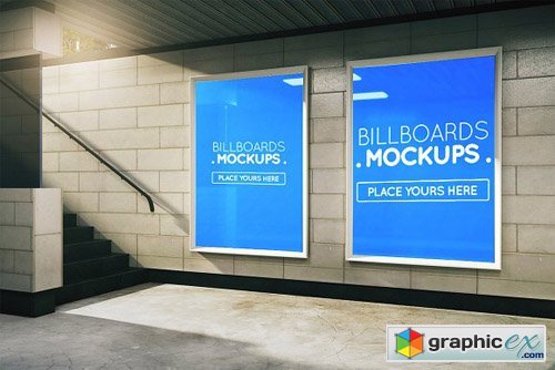 Subway Billboards Mockups 89