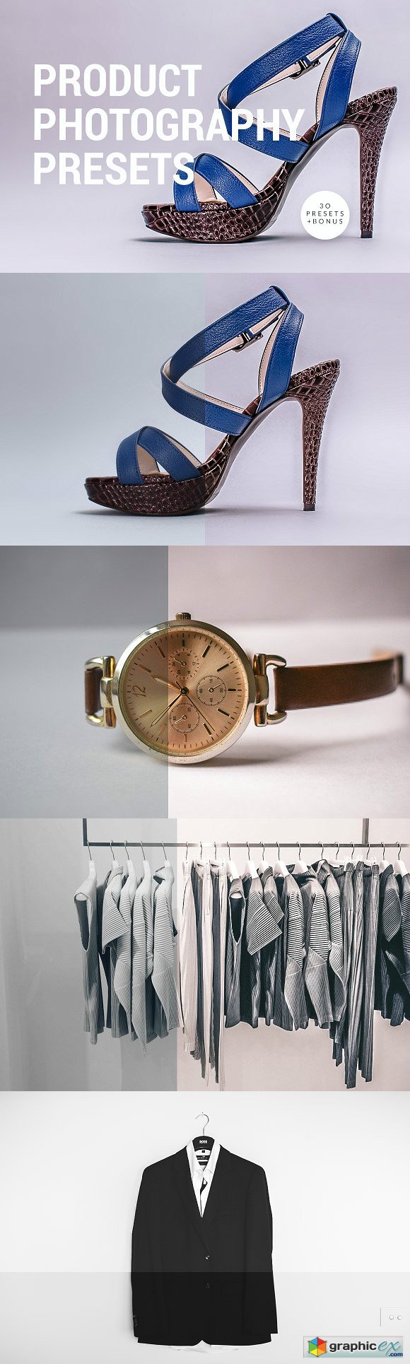 PRODUCT Photography Presets