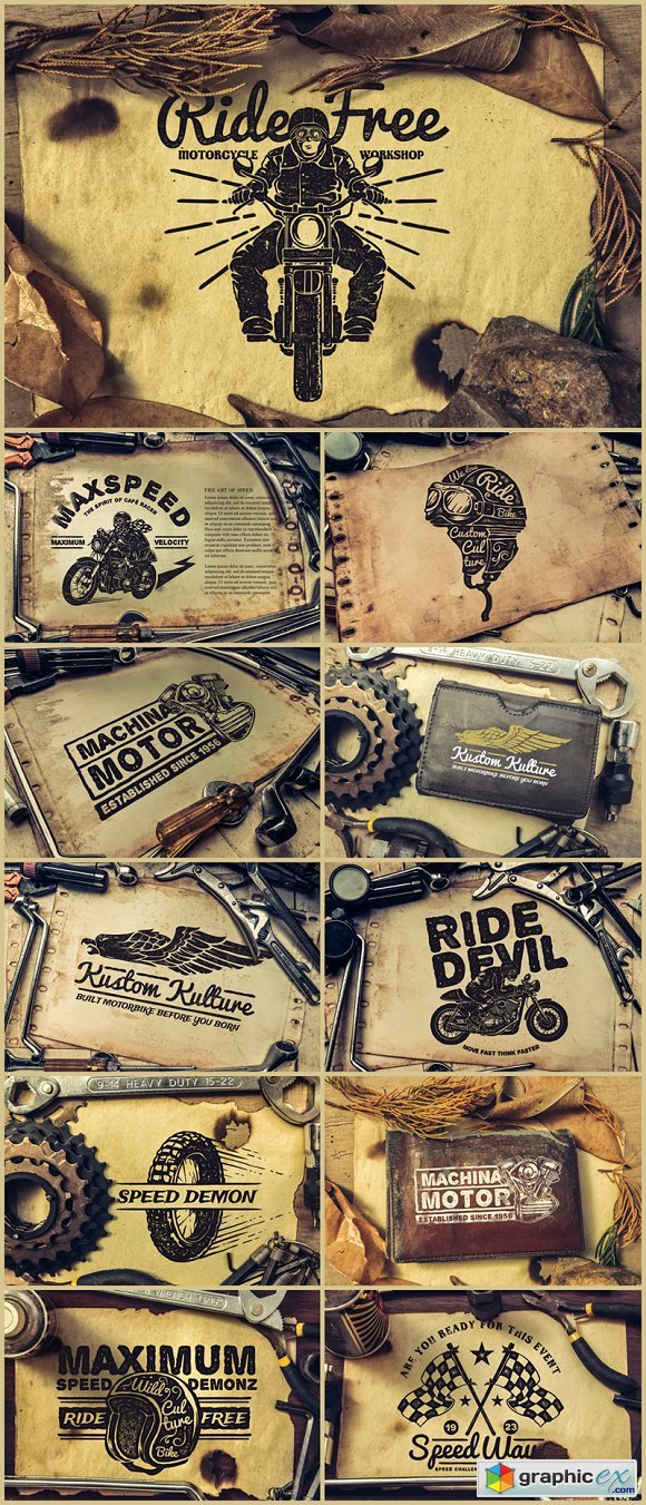 Kustom Kulture Mockup » Free Download Vector Stock Image Photoshop Icon