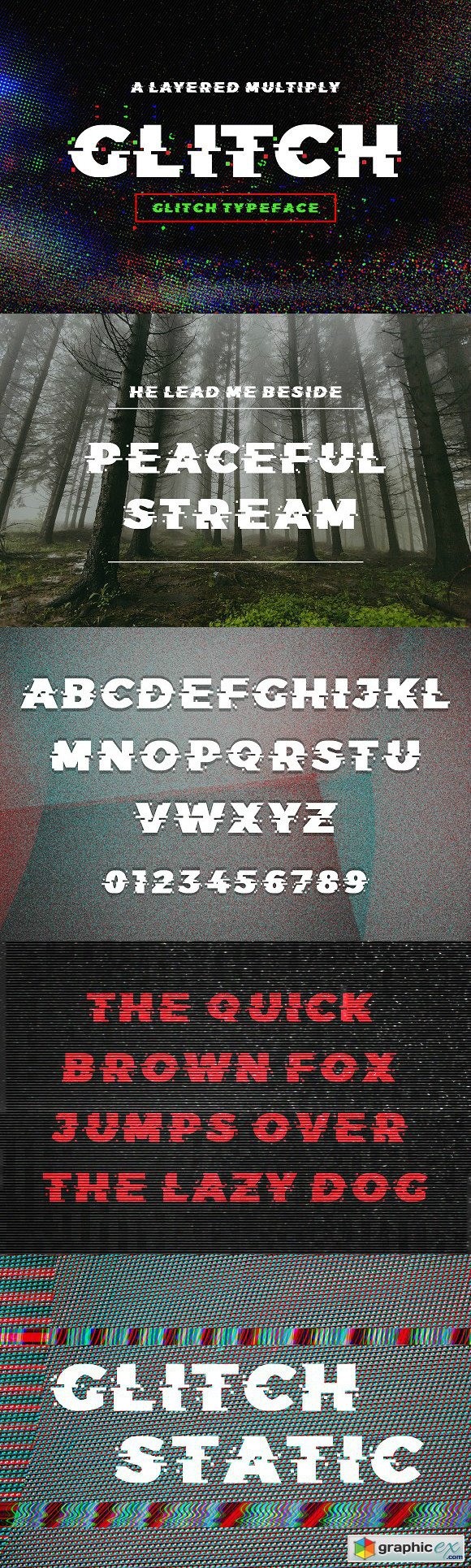 Glitch Typeface 1771766