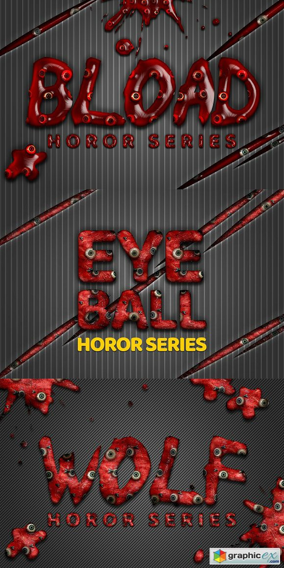 36 Eyeball Horor Style